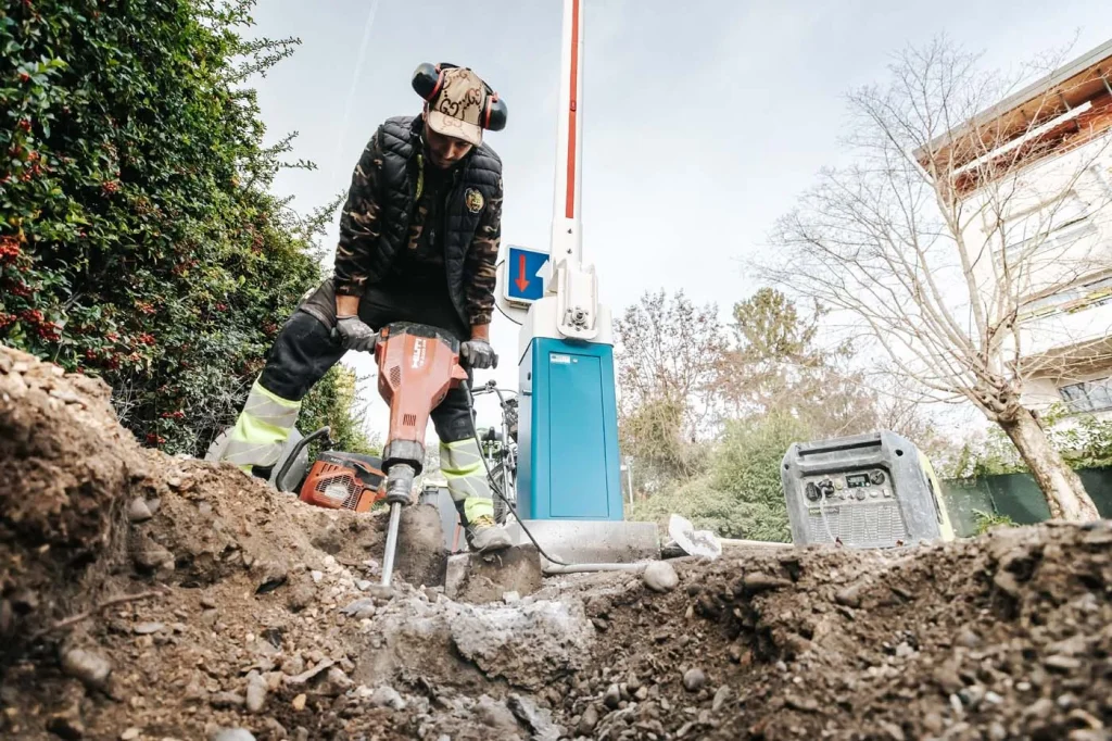 Chantier terrassement urbain Clapasson
